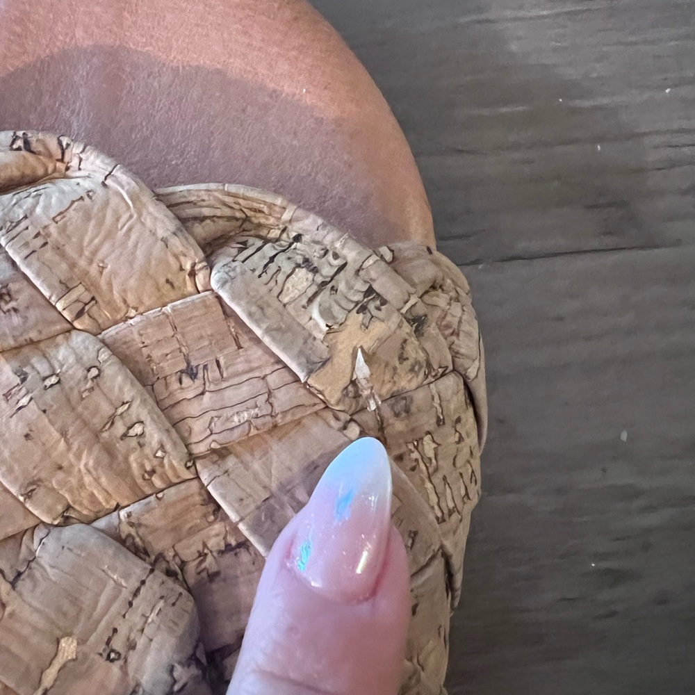 Andre Assous Beige Woven Slide Sandals - Picture 10 of 11